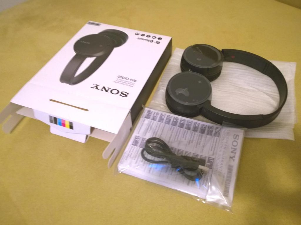 Sony WH-CH500 Headphones - Unboxed